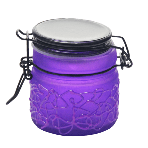 Spider Web Design  Storage Jar - Purple（SMKZ 139 - 90ml）