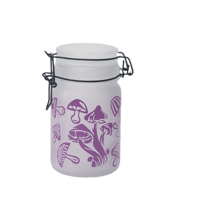 Purple Mushroom Storage Jar - White (SMKZ 142 - 240ml）