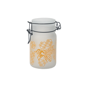 Honey Bee Storage Jar - White (SMKZ 143 - 240ml）