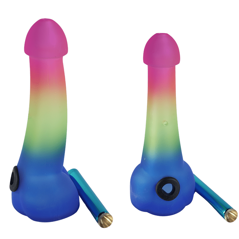 7" Penis Smoking Glass Pipe - B (SMKZ160 - B)