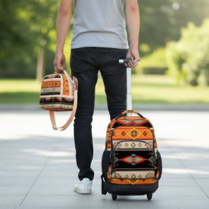 Wheeled Backpack Trolley Set w/lunch bag (0631)