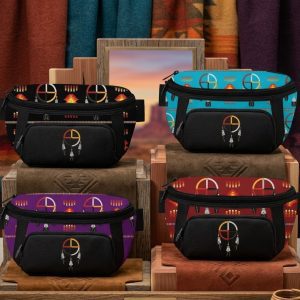 Fanny Pack, Printed Canvas, Medicine Wheel 2021 (2231)
