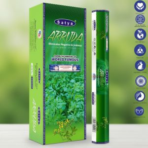 Satya Incense – Arruda - Incense Sticks, 9''