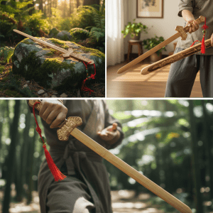 Traditional Engraved Warrior Blade Children′s Toy Sword (CDYWL-2544)