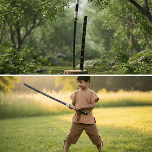 Wood Samurai Sword For kids (CDYWL-2550)