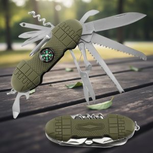 3.75″ Handle Multi-Function Utility Knife – OD Green (T200405OD)