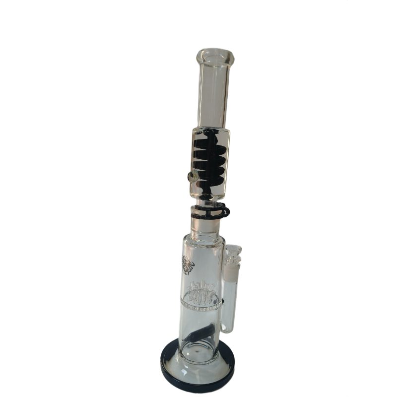 Xtreme ArcticStream Duo Perc Bong - Black (TDO-033) - Image 4