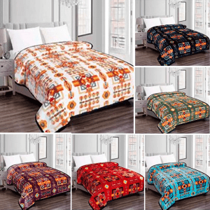 Chief Walking Water Cloud Soft Reversible Blanket, Twin_Full (1951-BULK)