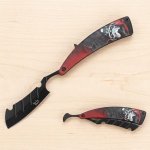 Dark Side Blades Manual Folding Straight Razor (DS-2005RD)