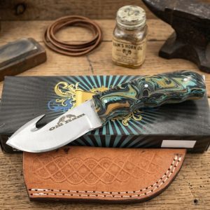 Old Ram Fix Blade Gut Hook Knife 6.5" Overall (OR-8016GP)
