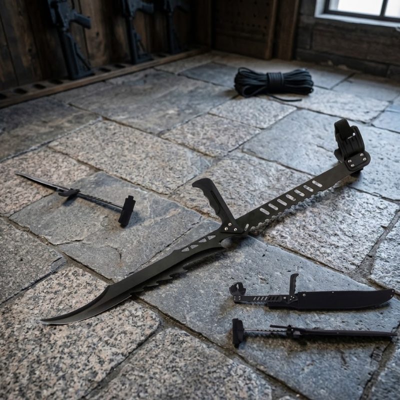 Snake Eye Tactical Blood Rayne Ninja Forearm Vampire Zombie Sword (SE-1809BK)