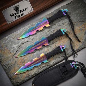 Snake Eye Tactical Throwing Knife Collection (SE-0713-3RB)