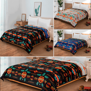 16112 Turtle Twin Full Blanket (60X80),Silk Touch Reversible (1861)
