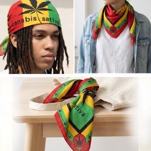 Leaf Bandana  (ST009-Cannabis Sativa)