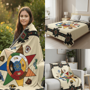 7 Seven Sacred Animal Blanket (CD-Blanket 09)