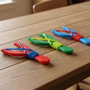 Colorful Wood Slingshot Set (CDYWL-2535)
