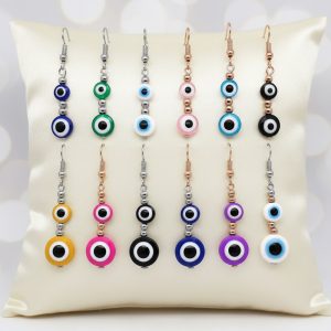 Two Evil Eye Charm Earring (EE-2-EAR)