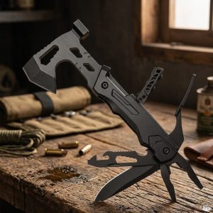 Multi Functional  Portable Axe Tool Stainless Steel Aluminum (KA-107)