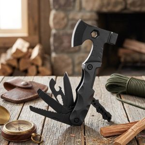 Multi Functional  Portable Axe Tool Stainless Steel & Aluminum (KA-62B)
