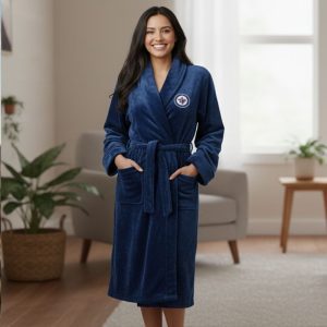 349-Plush Robe Team Embroidered -Winnipeg-Jets