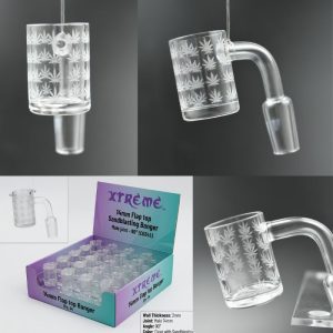 Xtreme 14mm Flap top Sandblasting Banger - Male joint -90° (CO34S)