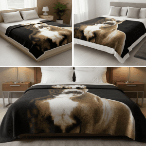 El Toro Brand One Ply Raschel Printed Blanket- Queen - (1501-015)