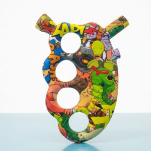 5" Mr Joint Knuckle Duster Silicone Bong