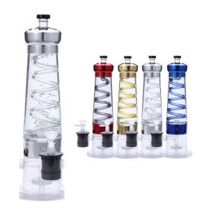 12" Electric Lava Lamp Bong with UFO Perc - White (LQN0012)