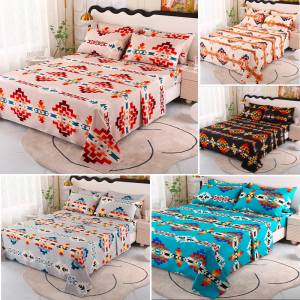 6pc Sheet Set, Queen Size, Solstice Design (12123)