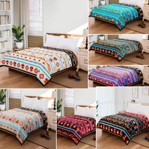 7 Lakes Queen Blanket Silk Touch Reversible - Queen (1842)