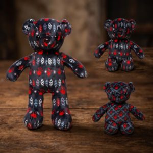 Red Hand (YNF)Teddy Bear 10" Plush Toy (3551-YNF)