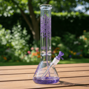 10″ Glass Tree Bong - Purple (AK063)