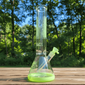 10″ Glass Tree Bong - Light Green (AK063)