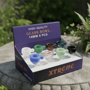 Xtreme 14mm Color Cactus Glass Bowl Display (CC21)
