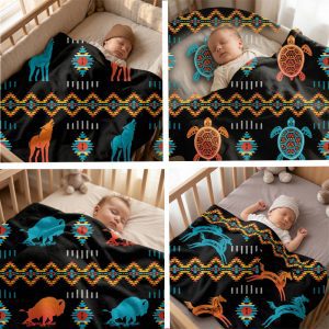 Silk Touch Reversible Baby Blanket (1240)