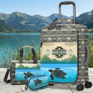 Deluxe Travel 3 Pcs Weekender Set - Legacy Trails  - Turtle Gray (1620-As Turtle)
