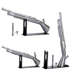 27" Xtreme Shotgun Glass Bong - Black (XTR-MY002)