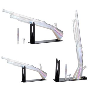 27" Xtreme Shotgun Glass Bong - Rainbow (XTR-MY002)