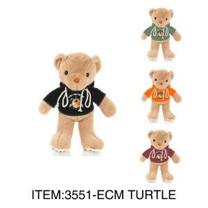 10" TURTLE Hooded Teddy Bear Plush - Every Child Matters (3551-ECM TURTLE)