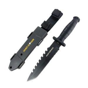 Hunt-Down 13" Tanto Point with Plastic Sheath Grenade Design Handle (9822)