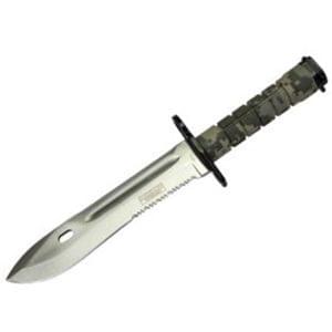 13" Digital Woodland camo Bayonet Hunting Knife with Sheath (6773)