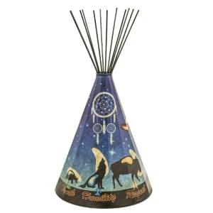 Modern 7 Animal Parchment Desk Teepee Lamp Individual - Small (LP-10051)