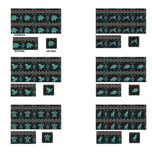 3 Pcs Bath Towel Set - Legacy Trails (1215)