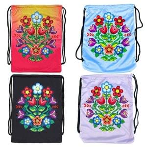 Printed Drawstring Bag - Anishinaabe Gathering (2009-PREMIUM)