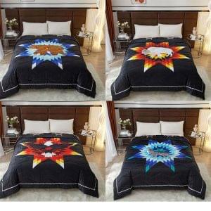 Silk Touch Reversible Throw Blanket Spotted Tails (2135)