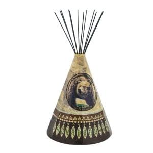 Traditional Bear Parchment Desk Teepee Lamp Individual - Large (LP-10026)