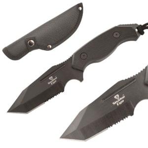 Snake Eye Tactical Fixed Blade Hunting Knife (SE-385TBK)