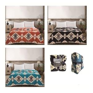 Ultra Deluxe Waffle Knit Queen Size Blanket