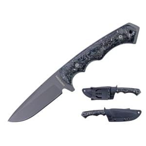 9" D2 Tool Steel Full Tang Stone wash Blade w/Kydex Sheath (TD007BK-3)