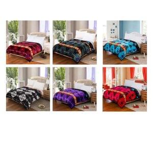 Silk Touch Reversible Blanket Queen (0242)